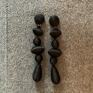 BaubleBar black drop earrings